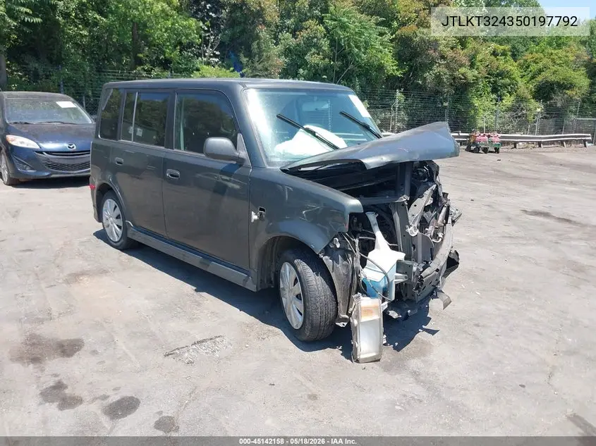 2005 Scion Xb VIN: JTLKT324350197792 Lot: 45142158