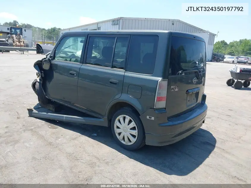 2005 Scion Xb VIN: JTLKT324350197792 Lot: 45142158
