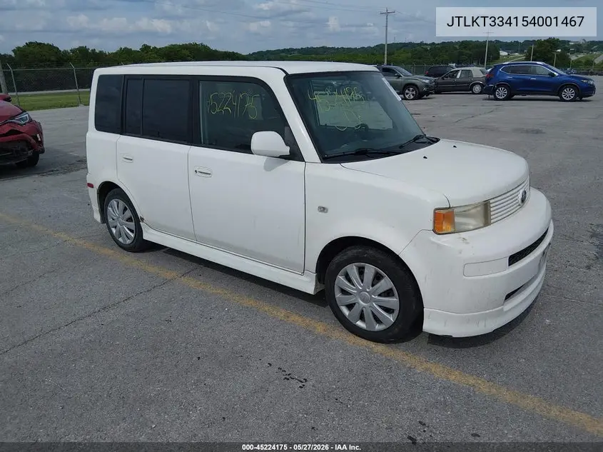 2005 Scion Xb VIN: JTLKT334154001467 Lot: 45224175