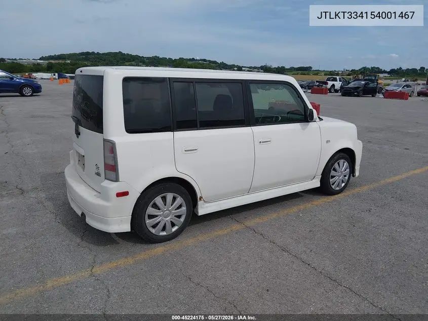 2005 Scion Xb VIN: JTLKT334154001467 Lot: 45224175