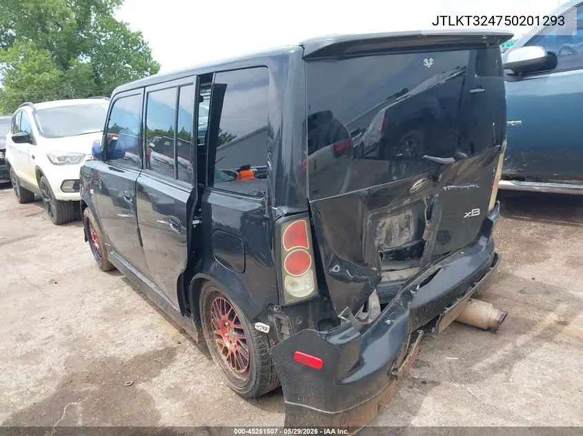 2005 Scion Xb VIN: JTLKT324750201293 Lot: 45251507