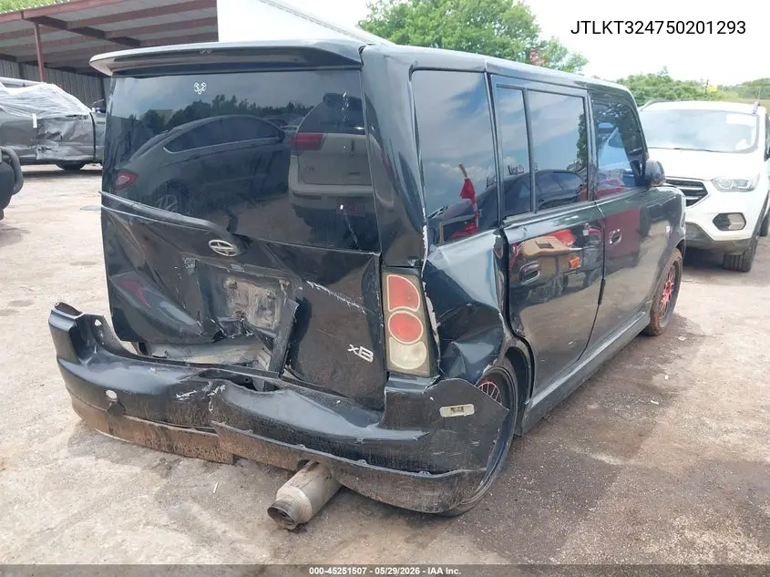 2005 Scion Xb VIN: JTLKT324750201293 Lot: 45251507