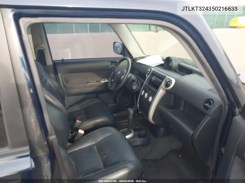 2005 Scion Xb VIN: JTLKT324350216633 Lot: 45253193