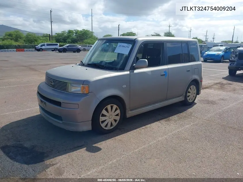 2005 Scion Xb VIN: JTLKT324754009204 Lot: 45306255
