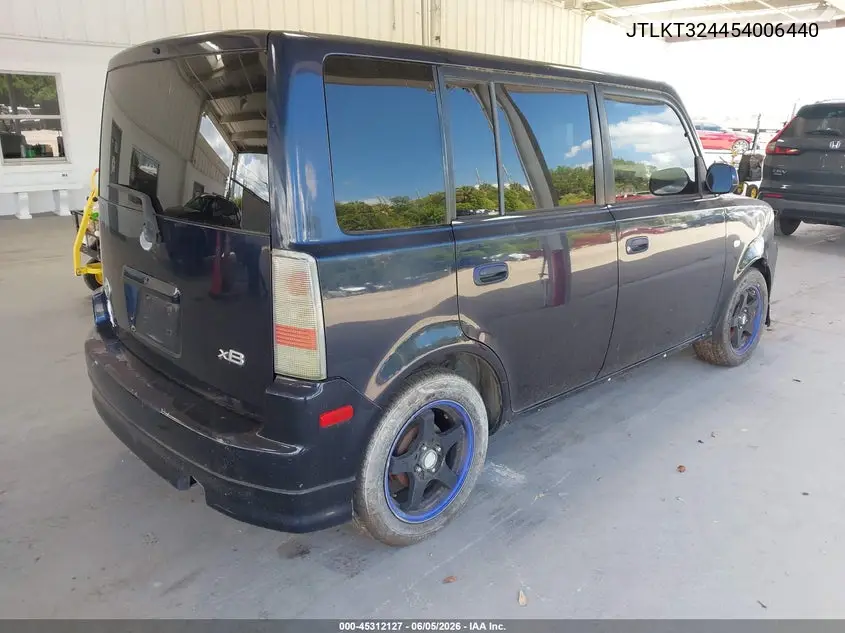 2005 Scion Xb VIN: JTLKT324454006440 Lot: 45312127