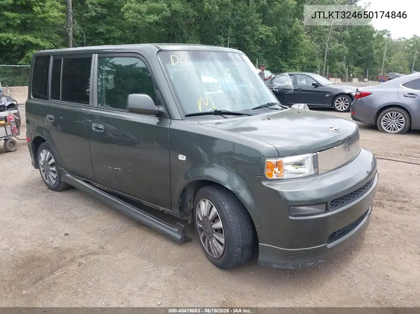 2005 Scion Xb VIN: JTLKT324650174846 Lot: 45419083