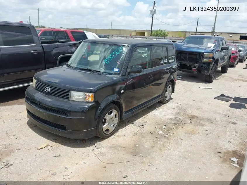 2005 Scion Xb VIN: JTLKT324350200397 Lot: 45505625