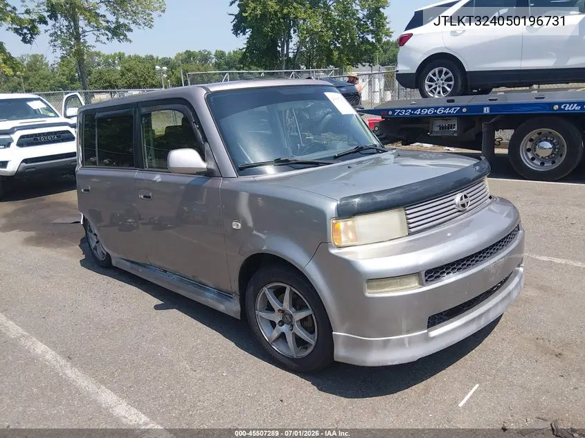 2005 Scion Xb VIN: JTLKT324050196731 Lot: 45507289