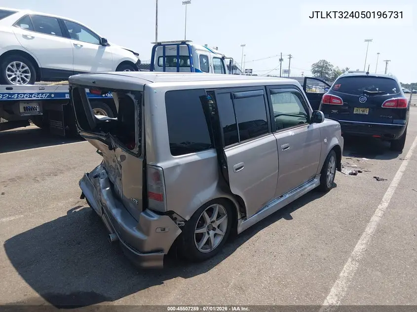 2005 Scion Xb VIN: JTLKT324050196731 Lot: 45507289