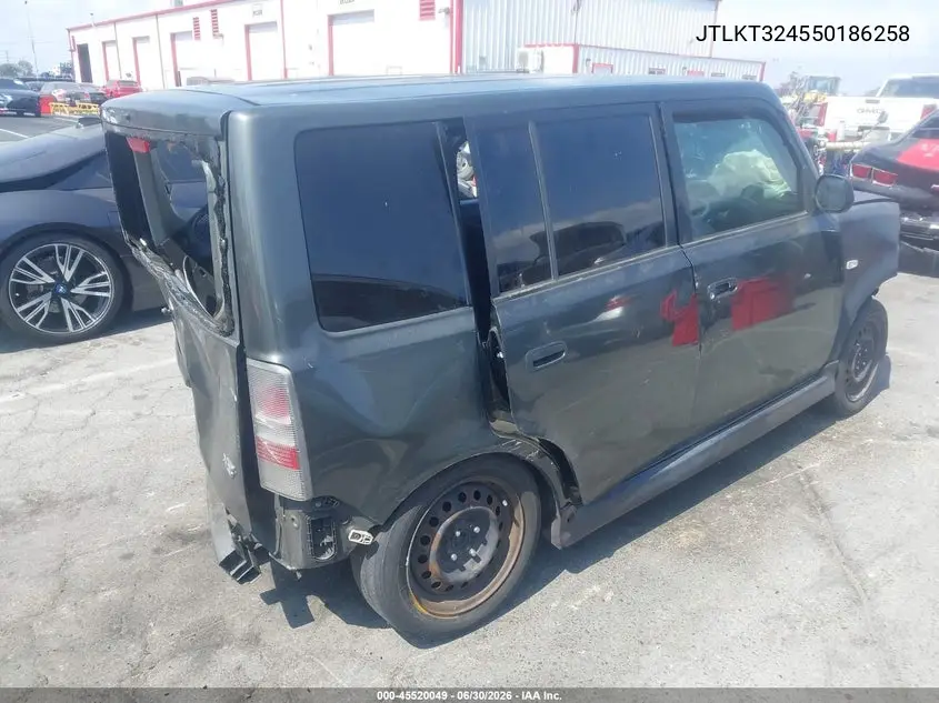 2005 Scion Xb VIN: JTLKT324550186258 Lot: 45520049