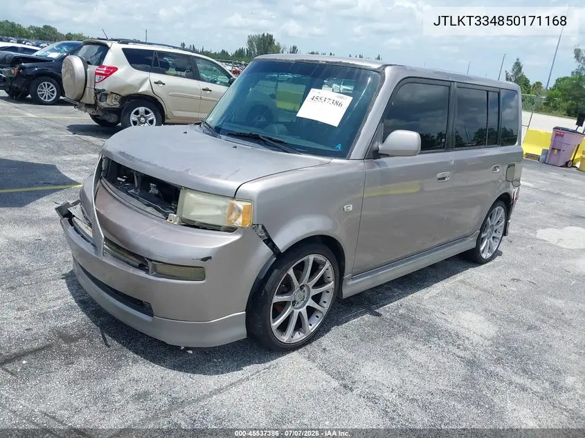 2005 Scion Xb VIN: JTLKT334850171168 Lot: 45537386