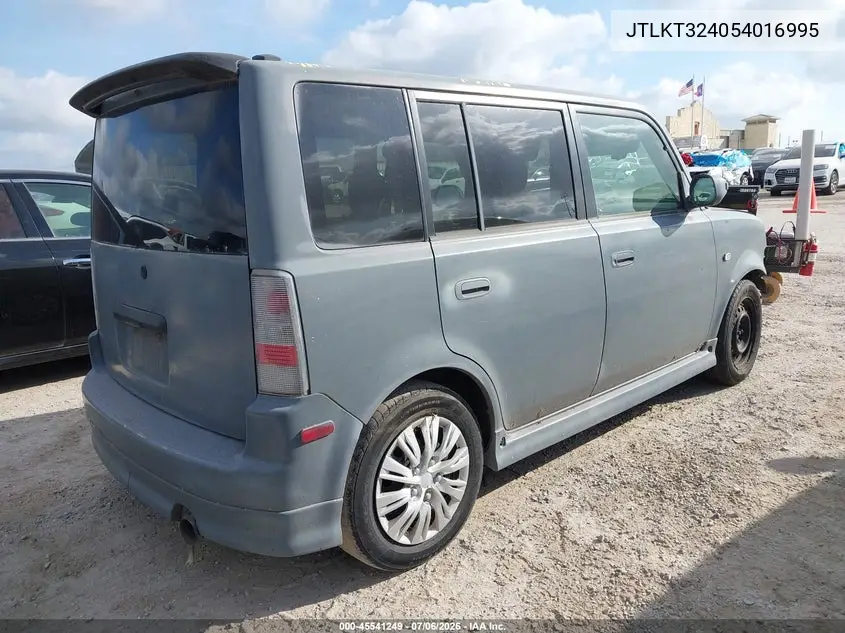 2005 Scion Xb VIN: JTLKT324054016995 Lot: 45541249
