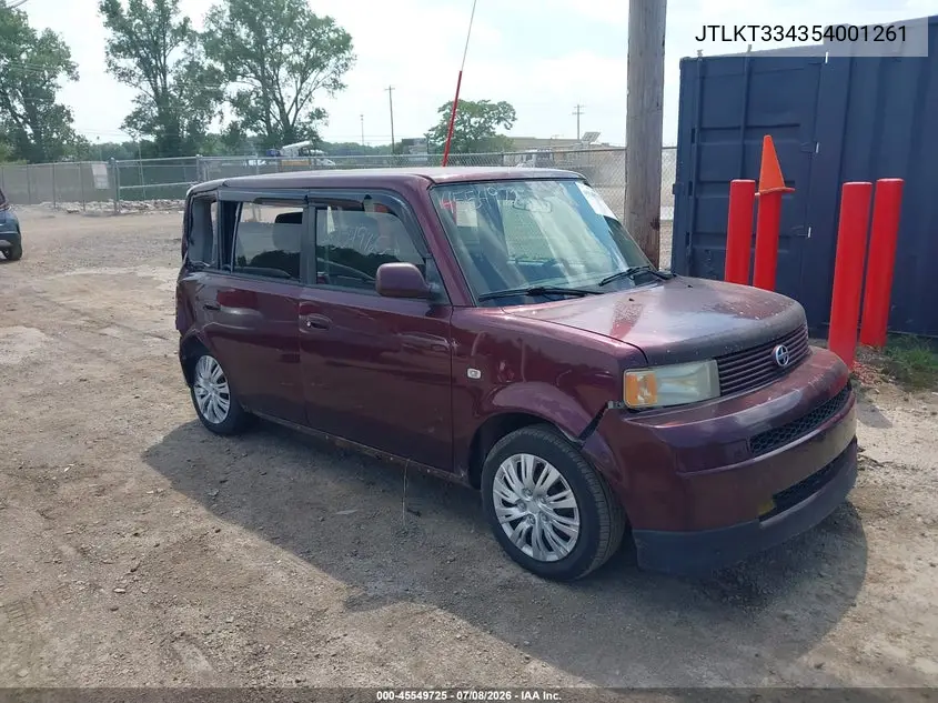 2005 Scion Xb VIN: JTLKT334354001261 Lot: 45549725