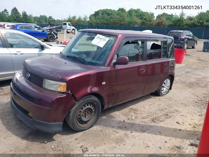 2005 Scion Xb VIN: JTLKT334354001261 Lot: 45549725