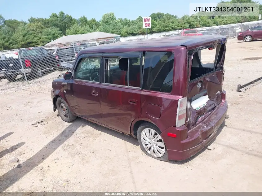 2005 Scion Xb VIN: JTLKT334354001261 Lot: 45549725