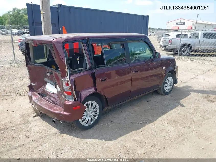 2005 Scion Xb VIN: JTLKT334354001261 Lot: 45549725