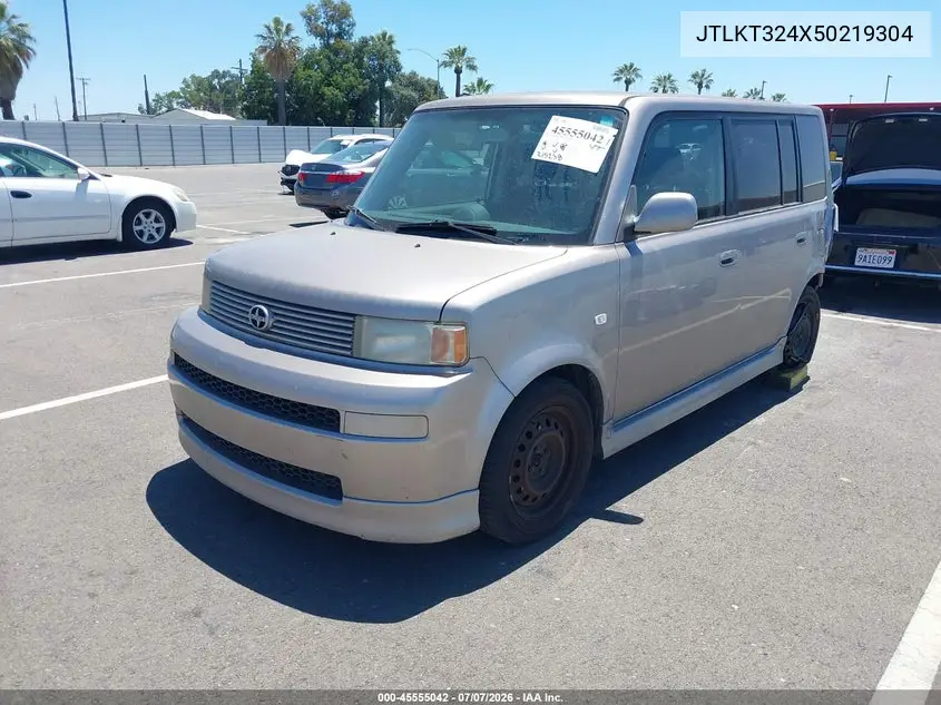 2005 Scion Xb VIN: JTLKT324X50219304 Lot: 45555042