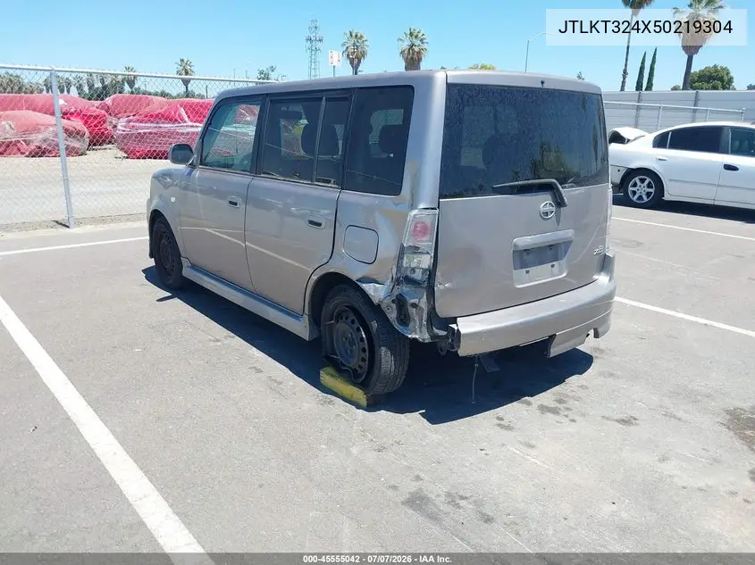 2005 Scion Xb VIN: JTLKT324X50219304 Lot: 45555042