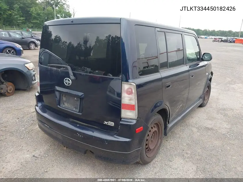 2005 Scion Xb VIN: JTLKT334450182426 Lot: 45557951