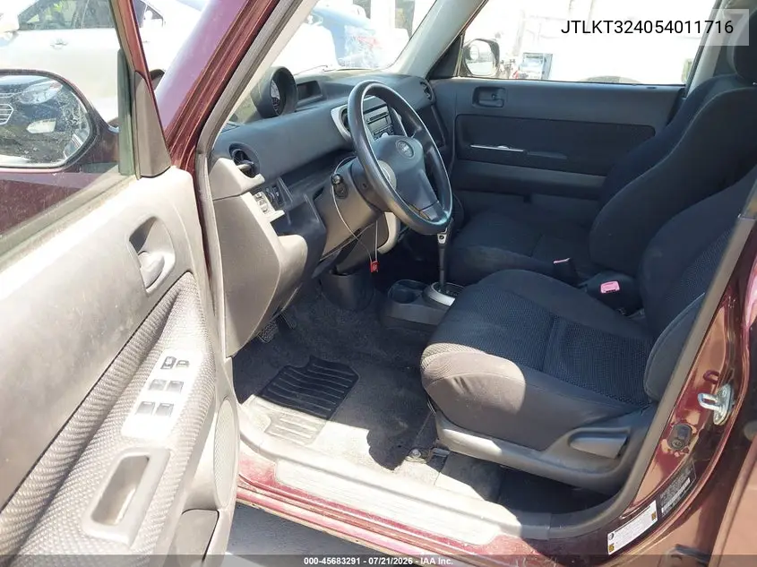 2005 Scion Xb VIN: JTLKT324054011716 Lot: 45683291