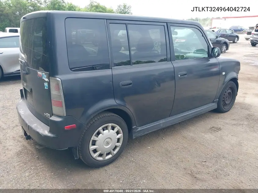 2006 Scion Xb VIN: JTLKT324964042724 Lot: 45170350