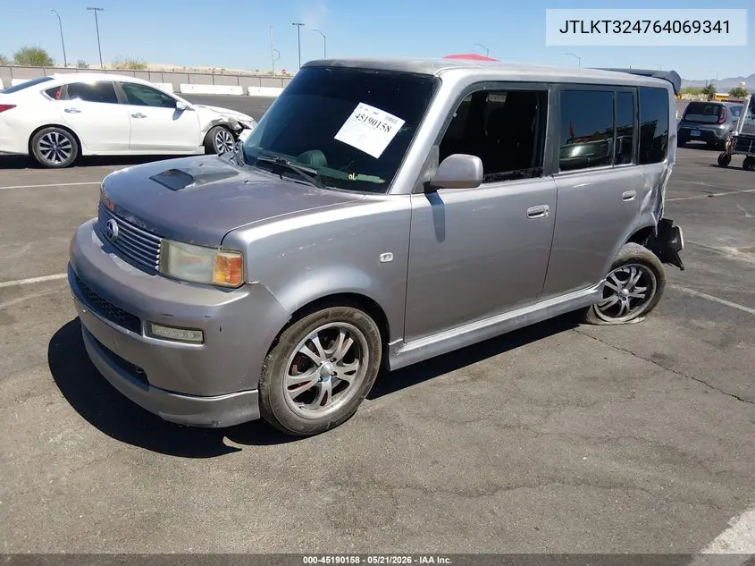 2006 Scion Xb VIN: JTLKT324764069341 Lot: 45190158