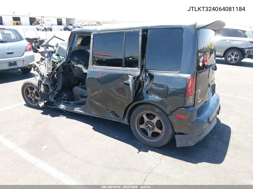 2006 Scion Xb VIN: JTLKT324064081184 Lot: 45216742