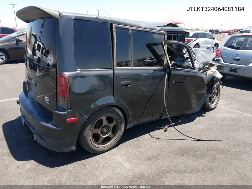 2006 Scion Xb VIN: JTLKT324064081184 Lot: 45216742