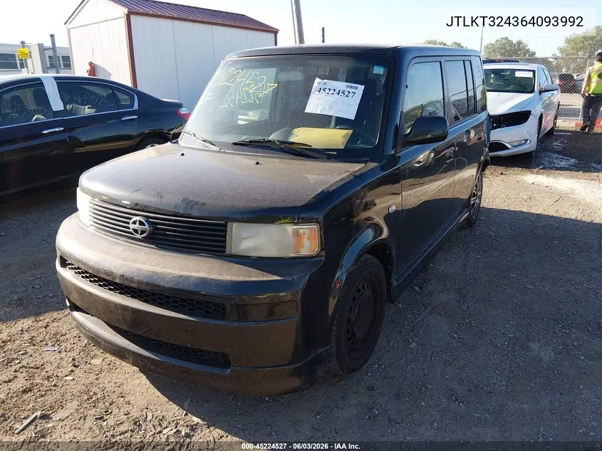 2006 Scion Xb VIN: JTLKT324364093992 Lot: 45224527