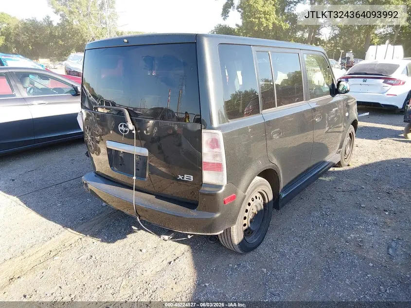 2006 Scion Xb VIN: JTLKT324364093992 Lot: 45224527
