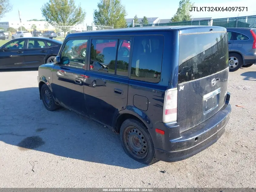 2006 Scion Xb VIN: JTLKT324X64097571 Lot: 45235592