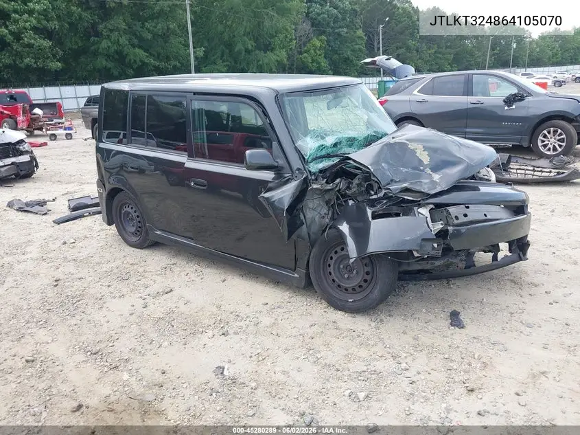2006 Scion Xb VIN: JTLKT324864105070 Lot: 45280289