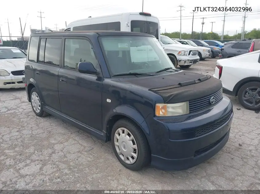 2006 Scion Xb VIN: JTLKT324364032996 Lot: 45284728