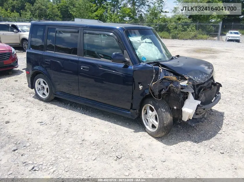 2006 Scion Xb VIN: JTLKT324164041700 Lot: 45310728
