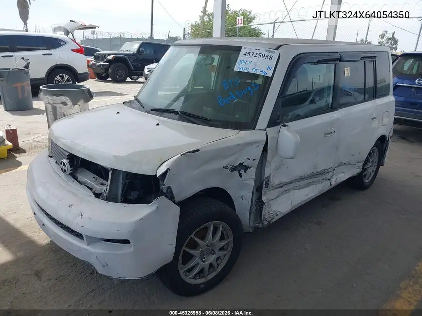 2006 Scion Xb VIN: JTLKT324X64054350 Lot: 45325958