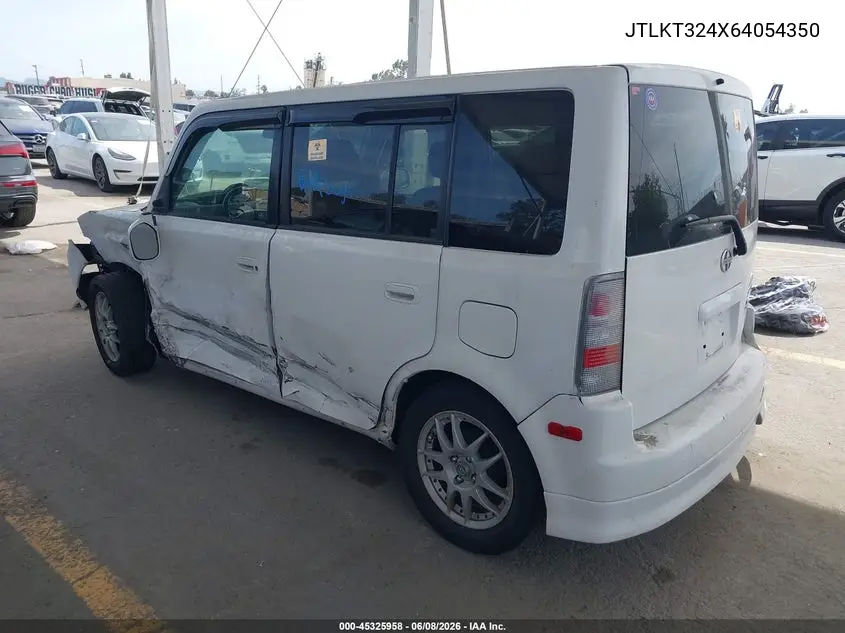 2006 Scion Xb VIN: JTLKT324X64054350 Lot: 45325958