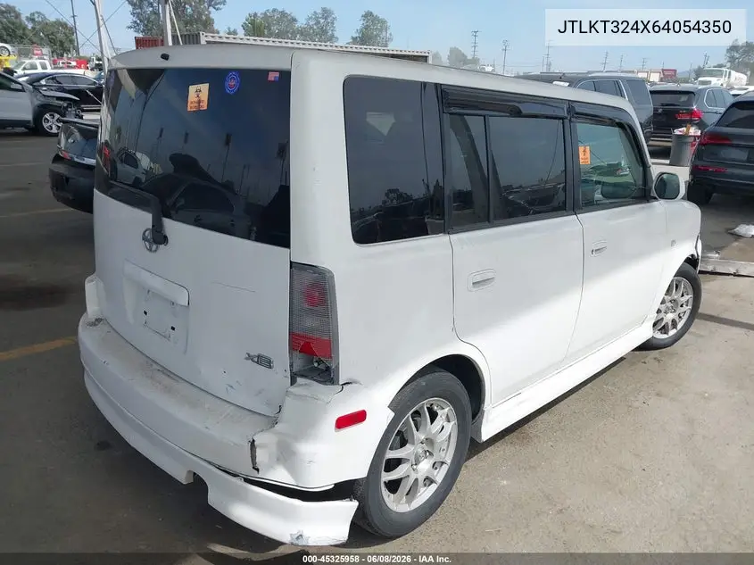 2006 Scion Xb VIN: JTLKT324X64054350 Lot: 45325958