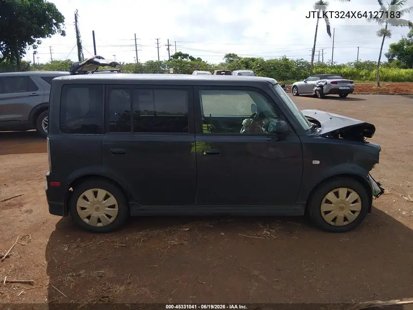 2006 Scion Xb VIN: JTLKT324X64127183 Lot: 45331041