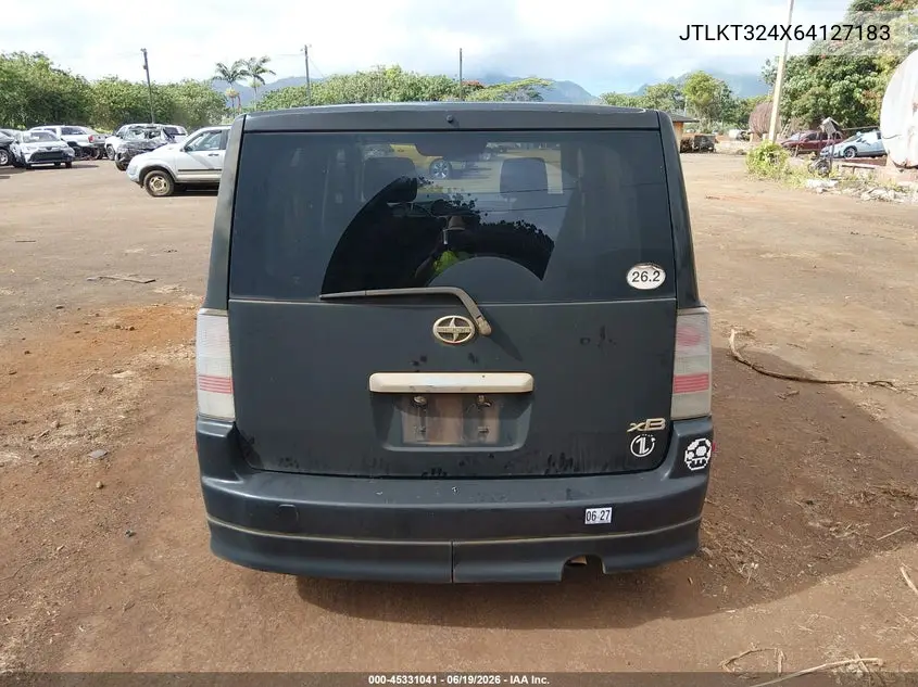2006 Scion Xb VIN: JTLKT324X64127183 Lot: 45331041
