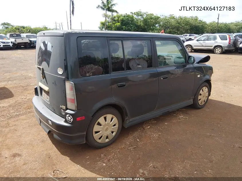 2006 Scion Xb VIN: JTLKT324X64127183 Lot: 45331041