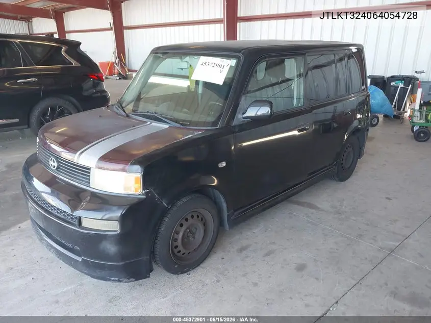 2006 Scion Xb VIN: JTLKT324064054728 Lot: 45372901