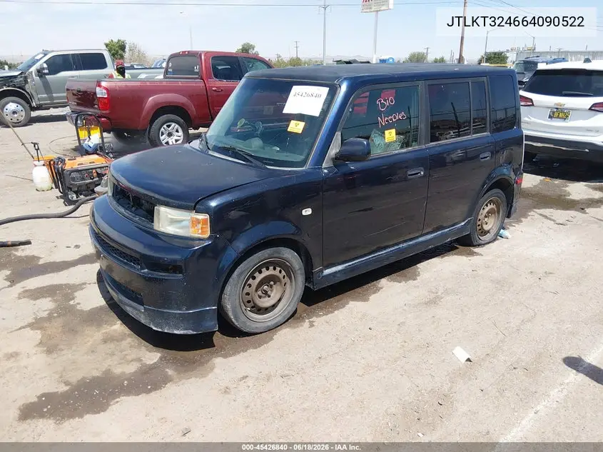 2006 Scion Xb VIN: JTLKT324664090522 Lot: 45426840