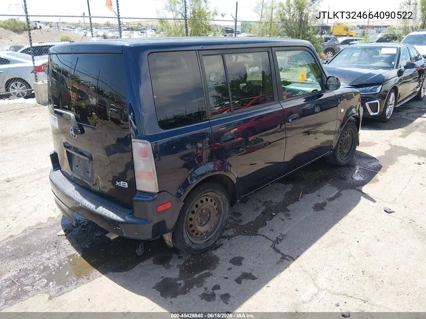2006 Scion Xb VIN: JTLKT324664090522 Lot: 45426840