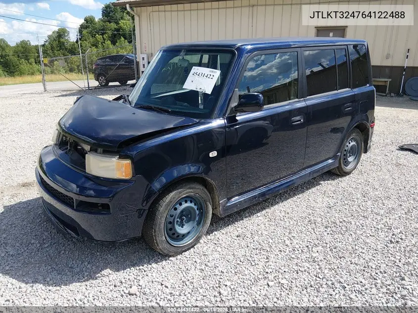 2006 Scion Xb VIN: JTLKT324764122488 Lot: 45431422