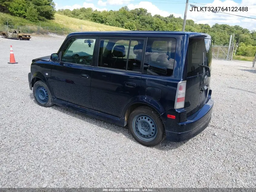 2006 Scion Xb VIN: JTLKT324764122488 Lot: 45431422