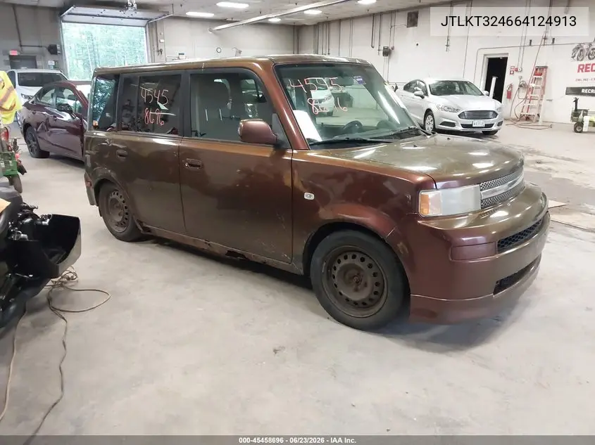 2006 Scion Xb VIN: JTLKT324664124913 Lot: 45458696