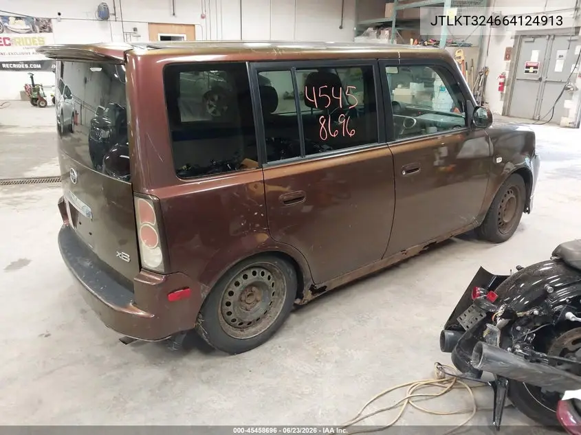 2006 Scion Xb VIN: JTLKT324664124913 Lot: 45458696