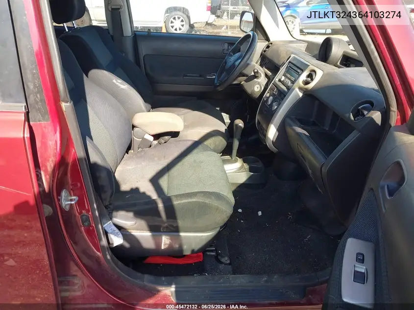 2006 Scion Xb VIN: JTLKT324364103274 Lot: 45472132