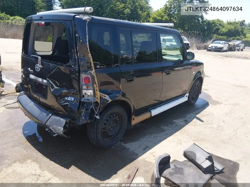2006 Scion Xb VIN: JTLKT324864097634 Lot: 45480187