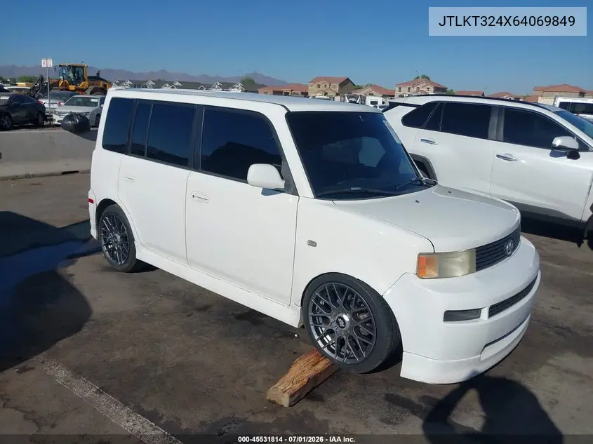 2006 Scion Xb VIN: JTLKT324X64069849 Lot: 45531814